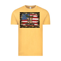 Vintage Mustard proud veteran veterans day Vintage Tee - Jasminsmagicworld