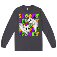 Smoke Spooky with Ghost Cats Long Sleeve Tee - texasbilliewilder