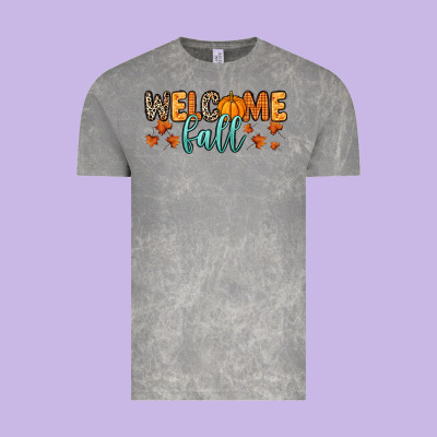 Welcome Fall Vintage Tee Designed By Ranaportraitstore