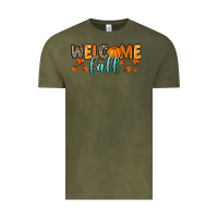Vintage Olive Welcome Fall Vintage Tee - RanaPortraitStore