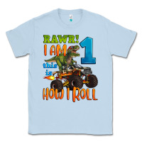 Dusty Blue rawr i am one this is how i roll Classic Tee - Artiststas