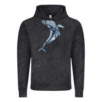 Vintage Black humpback whale jumping Vintage Hoodie - BarkalooDesign