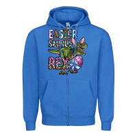 True Royal Easter Saurus Rex Zipper Hoodie - OliviaCreatesArt