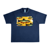 Navy Colorado Greenback Cutthroat Trout Fish Urban Heavy Tee - Bettercallsaul