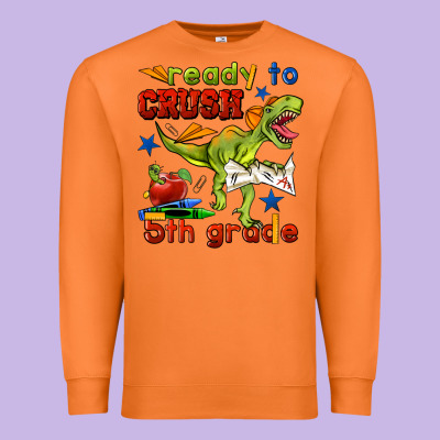 Ready To Crush 5th Grade Premium Sweatshirt Designed By Bundleandbundleshop