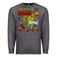 Charcoal Heather ready to crush 5th grade Premium Sweatshirt - BundleAndBundleShop