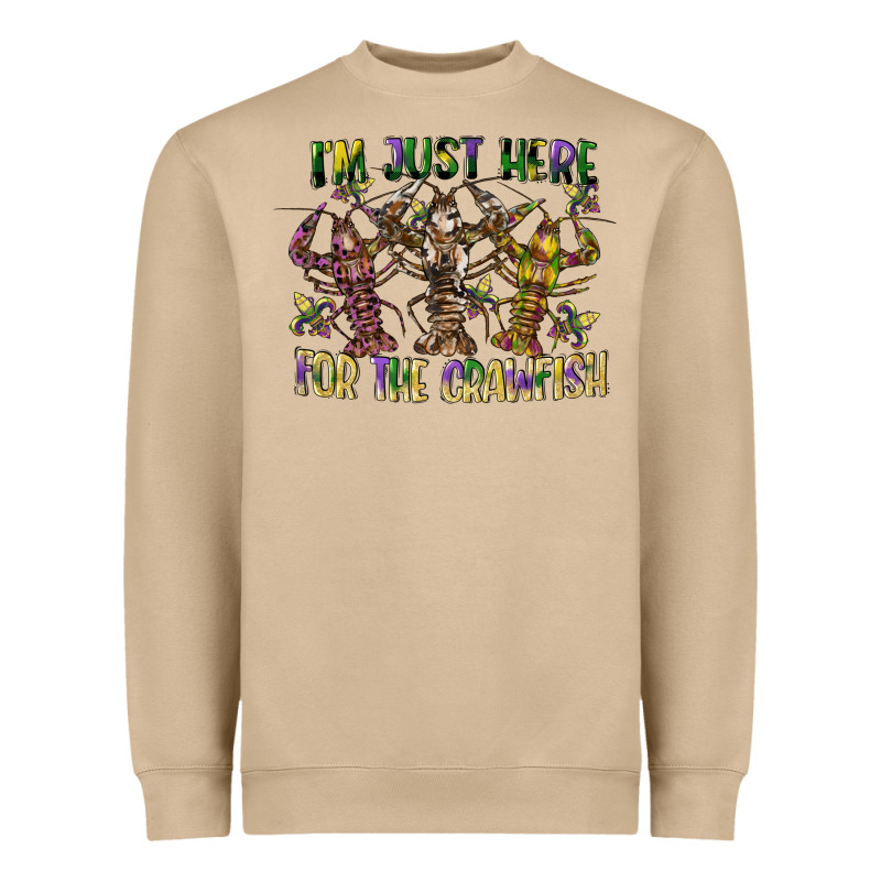 Im Just Here For The Crawfish Heavyweight Sweatshirt by CowGirlArtShop | Teevron