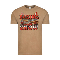 Baking Through The Snow Christmas Vintage Tee | Teevron