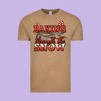 Baking Through The Snow Christmas Vintage Tee Designed By Jasminsmagicworld