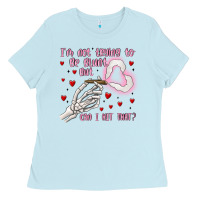 Baby Blue not to be blunt but can i hit Ladies Tee - MaliasSmallBusiness