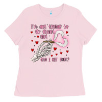 Bubblegum Pink not to be blunt but can i hit Ladies Tee - MaliasSmallBusiness