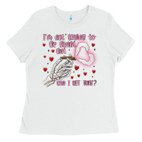 White not to be blunt but can i hit Ladies Tee - MaliasSmallBusiness