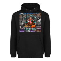 Black turkey wine and feelin fine tumbler Heavyweight Hoodie - BundleAndBundleShop