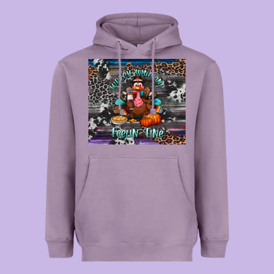 Turkey Wine And Feelin Fine Tumbler Heavyweight Hoodie Designed By Bundleandbundleshop