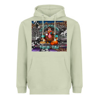 Matcha turkey wine and feelin fine tumbler Heavyweight Hoodie - BundleAndBundleShop