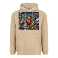 Mushroom turkey wine and feelin fine tumbler Heavyweight Hoodie - BundleAndBundleShop