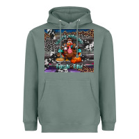 Sage turkey wine and feelin fine tumbler Heavyweight Hoodie - BundleAndBundleShop