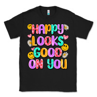 Black happy looks good on you Classic Tee - Artiststas