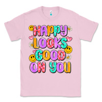 Bubblegum Pink happy looks good on you Classic Tee - Artiststas