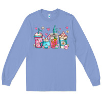 Colony Blue easter coffee Long Sleeve Tee - Jasminsmagicworld