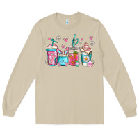 Mushroom easter coffee Long Sleeve Tee - Jasminsmagicworld