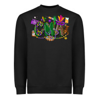 Black cma mardi gras cowgirl Heavyweight Sweatshirt - CowGirlArtShop
