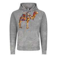 Cloud Rock camel with colorful saddle Vintage Hoodie - BarkalooDesign