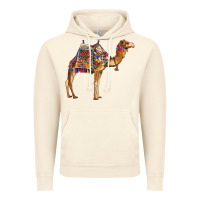Vintage Artic camel with colorful saddle Vintage Hoodie - BarkalooDesign