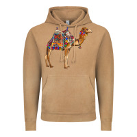 Vintage Camel camel with colorful saddle Vintage Hoodie - BarkalooDesign