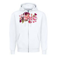 Chicken Valentine's Day Xoxo Zipper Hoodie | Teevron
