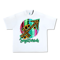 White Sagittarrius Sign of Zodiac Urban Heavy Tee - Bettercallsaul