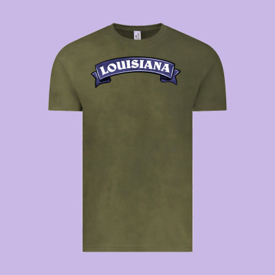 Louisiana Vintage Tee Designed By Barkaloodesign