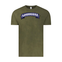 Vintage Olive louisiana Vintage Tee - BarkalooDesign