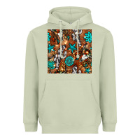 Matcha western gemstone aztec seamless pattern Heavyweight Hoodie - BundleAndBundleShop