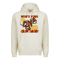 Oatmeal Heather Crawfish who's your craw daddy Premium Hoodie - FaDigitalArtStudio