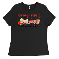 100 Days School Ladies Tee | Teevron