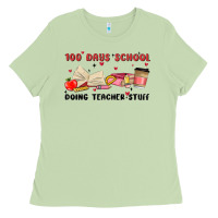 Matcha 100 days school Ladies Tee - MaliasSmallBusiness