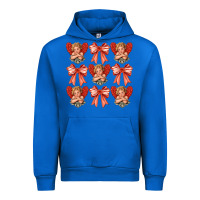 Cobalt Valentines Eros and bow Urban Hoodie - CowhideDigitalArt