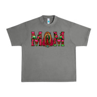 Tornado Mom with Floral Aztec and Leopard Background Urban Heavy Tee - Bettercallsaul