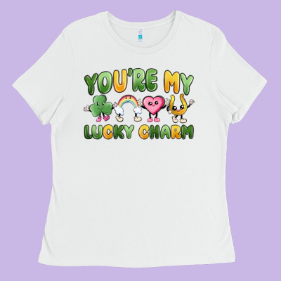You're My Lucky Charm Ladies Tee Designed By Maliassmallbusiness