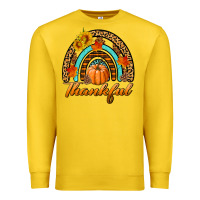 Lemon thankful pumpkin rainbow Premium Sweatshirt - BundleAndBundleShop