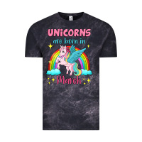 Unicorns Are Born In March Vintage Tee | Teevron