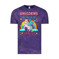 Cloud Purple unicorns are born in march Vintage Tee - Jasminsmagicworld