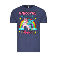 Vintage Denim unicorns are born in march Vintage Tee - Jasminsmagicworld
