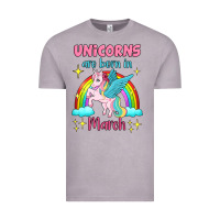 Vintage Zinc unicorns are born in march Vintage Tee - Jasminsmagicworld
