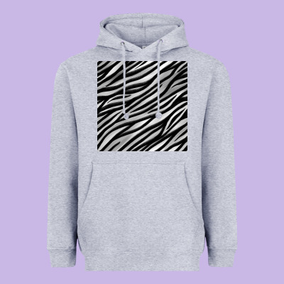 Zebra Seamless Pattern, Heavyweight Hoodie Designed By Bundleandbundleshop