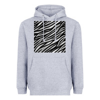 Heather Grey Zebra Seamless Pattern, Heavyweight Hoodie - BundleAndBundleShop