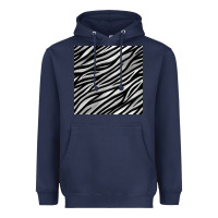 Navy Zebra Seamless Pattern, Heavyweight Hoodie - BundleAndBundleShop