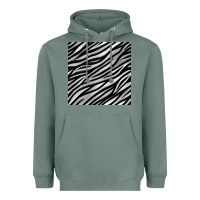 Sage Zebra Seamless Pattern, Heavyweight Hoodie - BundleAndBundleShop