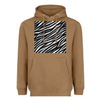 Toasted Coconut Zebra Seamless Pattern, Heavyweight Hoodie - BundleAndBundleShop